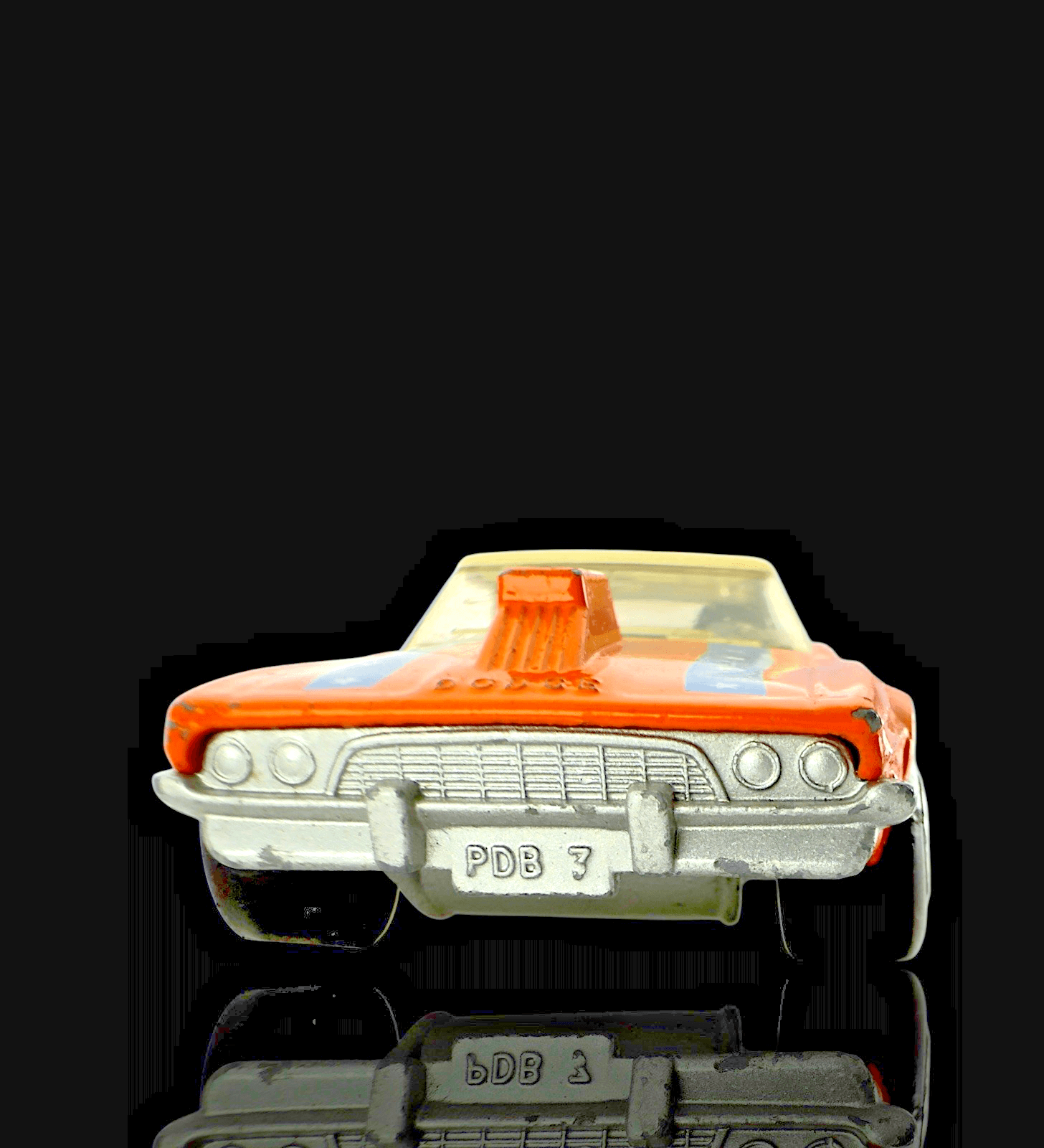 LESNEY ~ MATCHBOX ~ SUPERFAST 1974 DODGE CHALLENGER ~ REVIN REBEL ~ WHITE ROOF - Thumbnail 3
