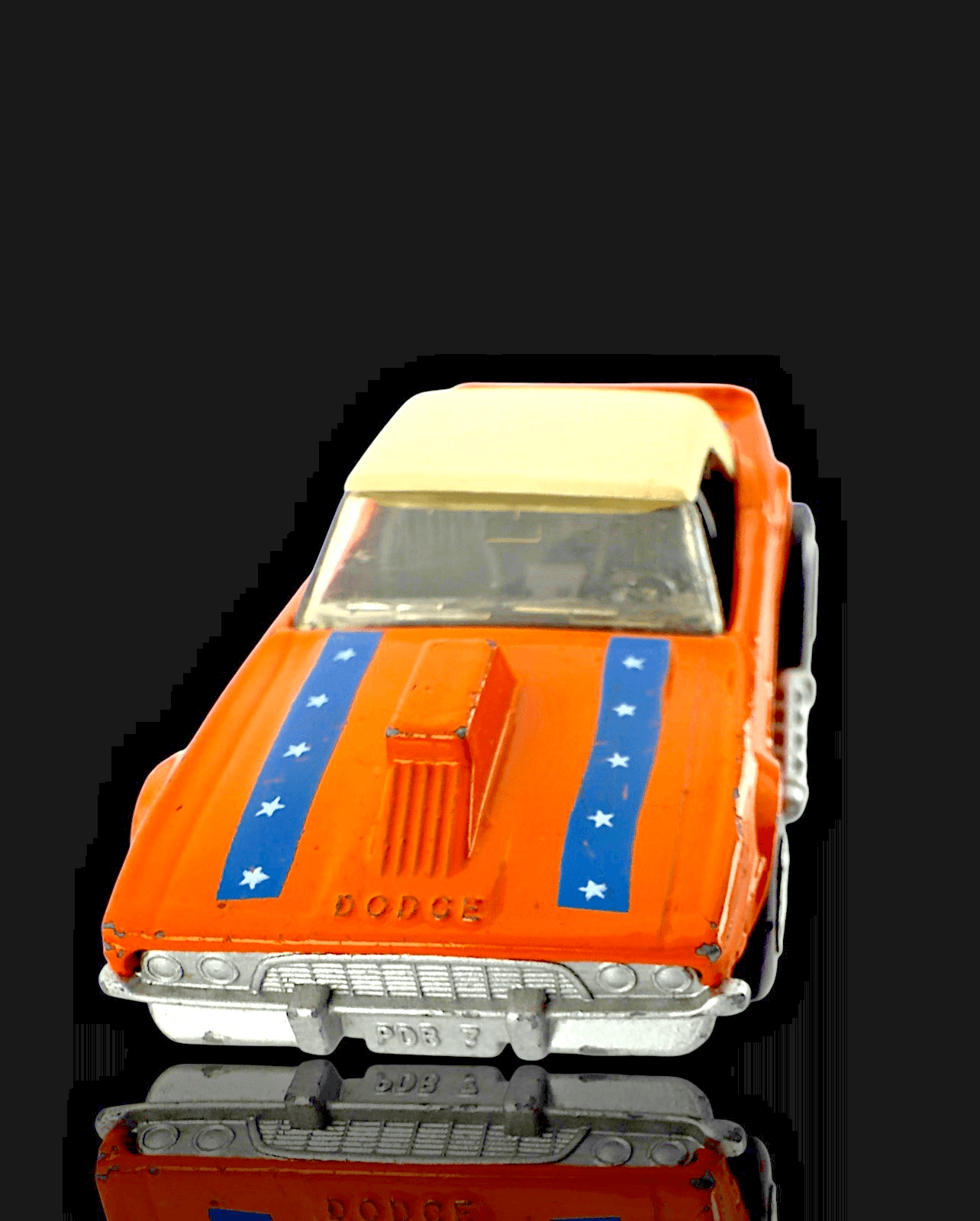 LESNEY ~ MATCHBOX ~ SUPERFAST 1974 DODGE CHALLENGER ~ REVIN REBEL ~ WHITE ROOF - Thumbnail 5