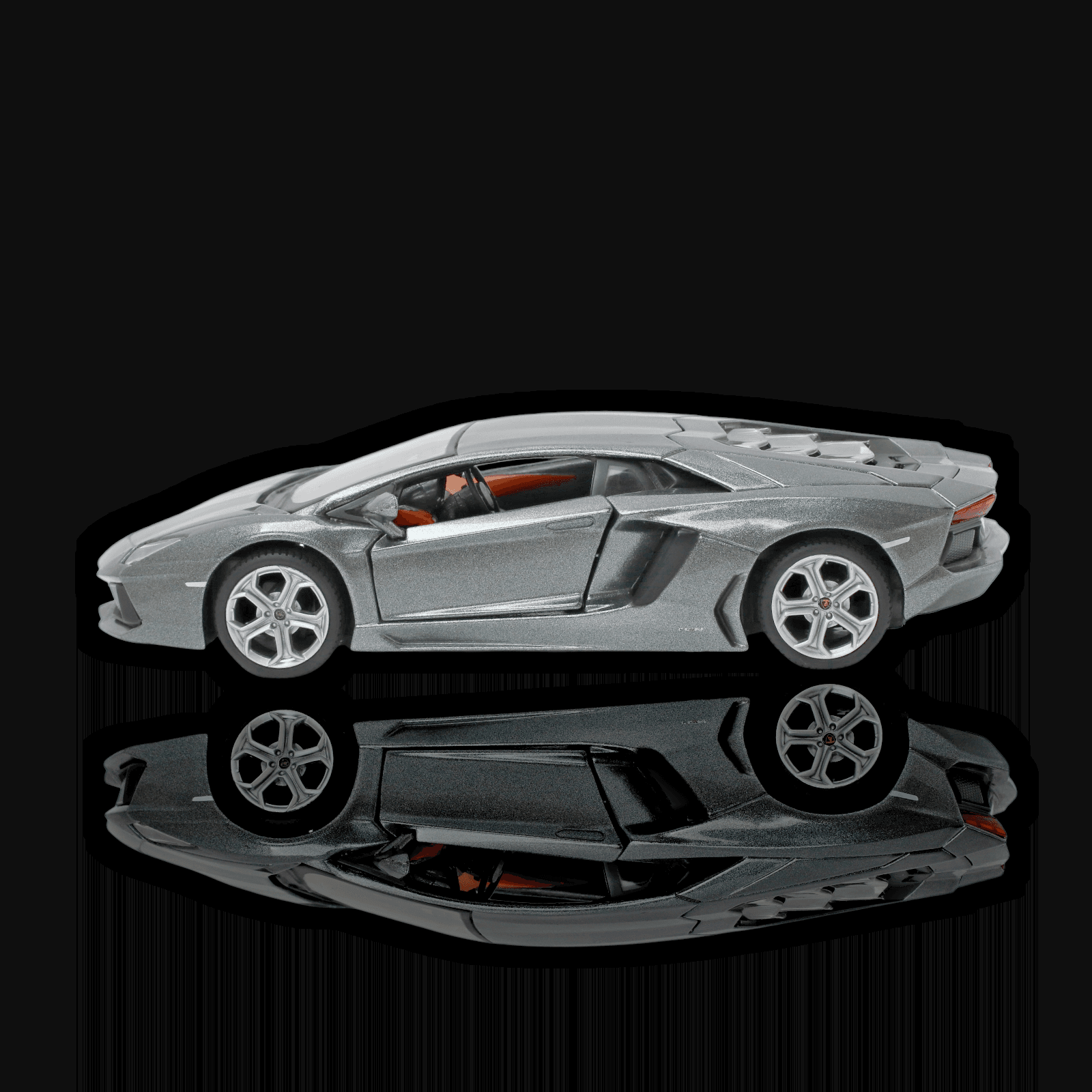 Maisto LAMBORGHINI AVENTADOR LP 700-4 ~ 1/24 Diecast Model Car Gray - Thumbnail 10