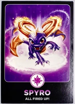 Skylanders Giants - TOPPS - Spyro - All Fired Up - Ungraded