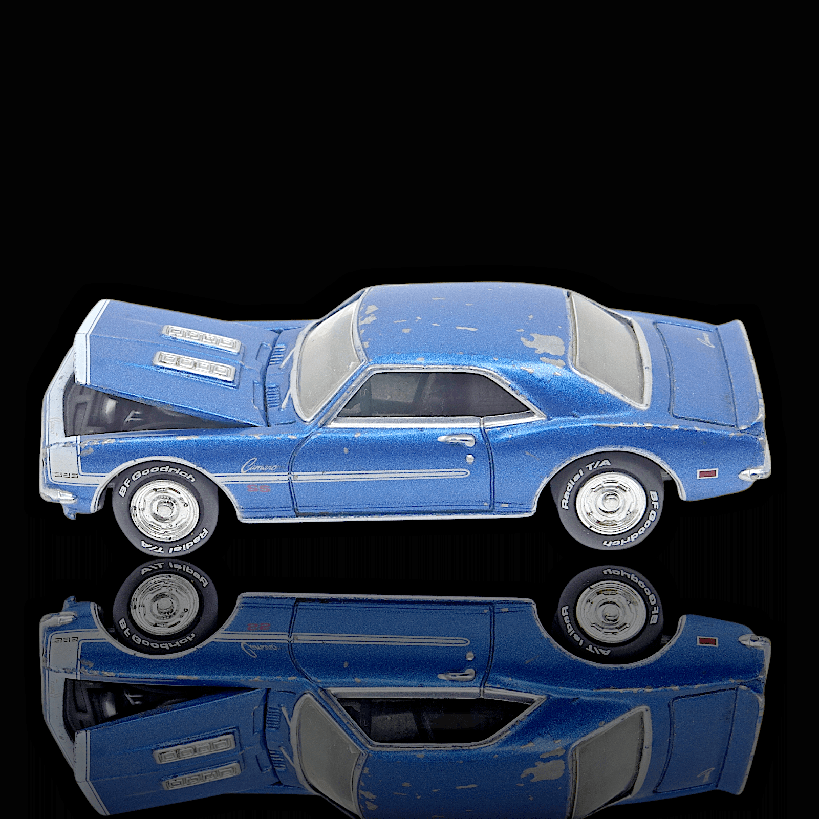 Johnny Lightning 1968 CAMARO RS/SS ~ Blue ~ 1:64 Diecast Muscle Car - Thumbnail 5
