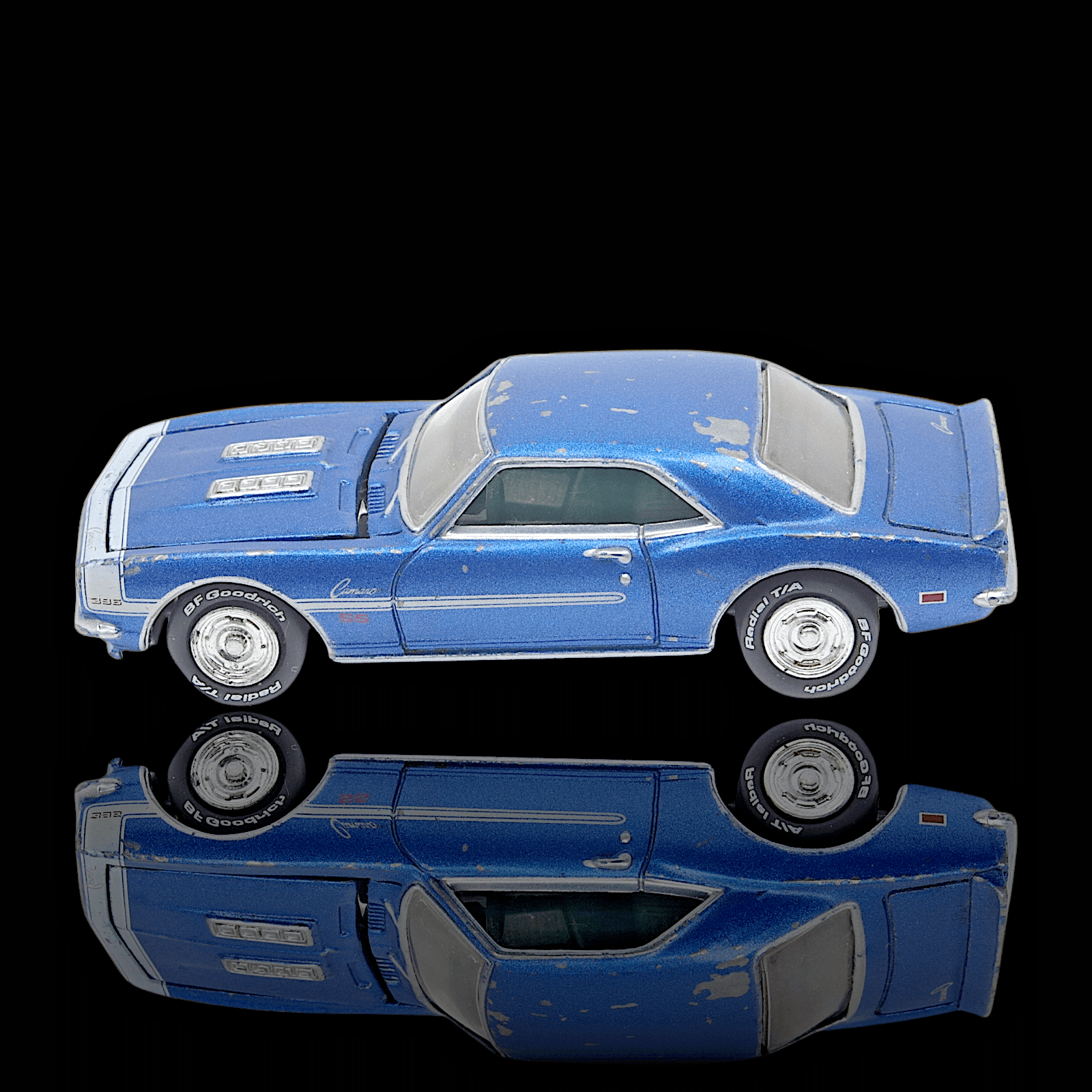 Johnny Lightning 1968 CAMARO RS/SS ~ Blue ~ 1:64 Diecast Muscle Car - Thumbnail 2