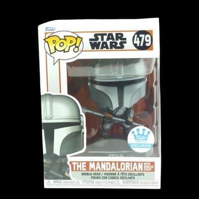Funko Pop Star Wars Mando Beskar Staff #479 - Thumbnail 2