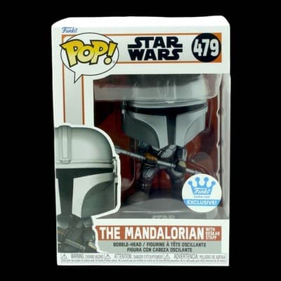 Funko Pop Star Wars Mando Beskar Staff #479