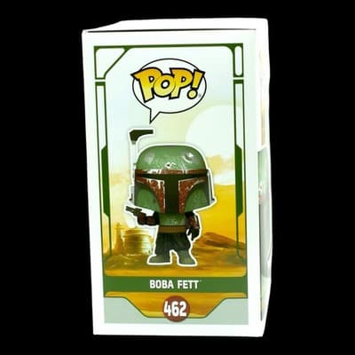 Funko Pop Star Wars Boba Fett Red Chrome #462 Target Con 2022 Figure - Thumbnail 3