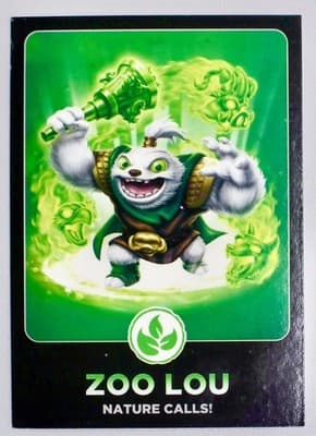 Skylanders Swap Force Zoo Lou Card Activision 2013