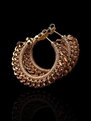 Palmerro Dazzling Hoop Earrings - Thumbnail 2