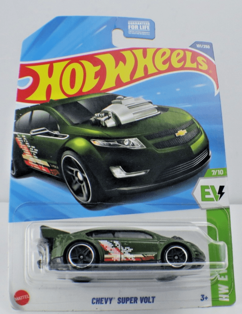 2025 Hot Wheels ~ CHEVY SUPER VOLT ~ Collector # 101/250 ~ HW EV 7/10 ~ Green