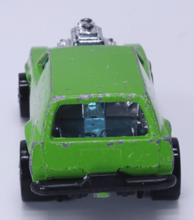 Vintage Hot Wheels Blackwall ~ 1975 POISON PINTO ~ Green Flying Colors HK - Thumbnail 7