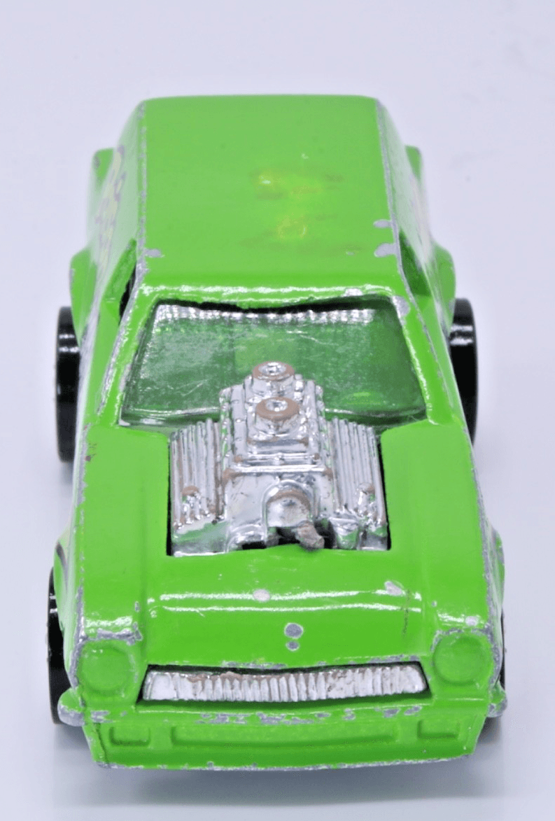 Vintage Hot Wheels Blackwall ~ 1975 POISON PINTO ~ Green Flying Colors HK - Thumbnail 8