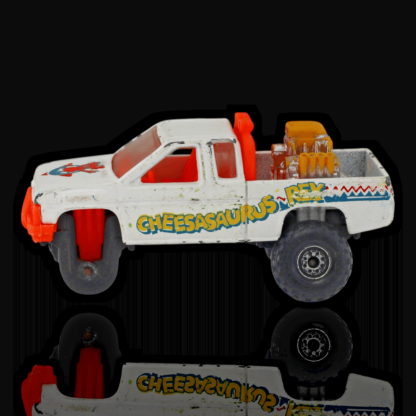 Hot Wheels 1993 Kraft Cheesasaurus Rex ~ Nissan 4x4 1:64 - Thumbnail 2