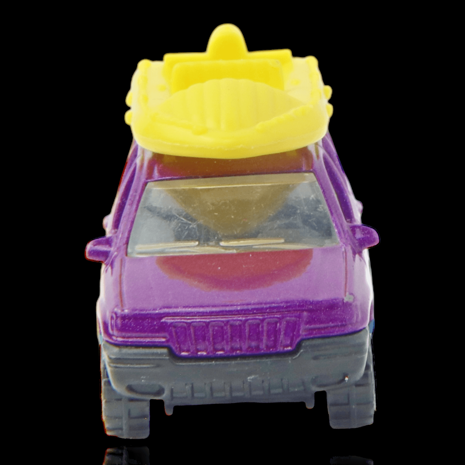Matchbox 1999 JEEP GRAND CHEROKEE ~ 1:64 Purple Yellow Boat Surf Decals Diecast - Thumbnail 3