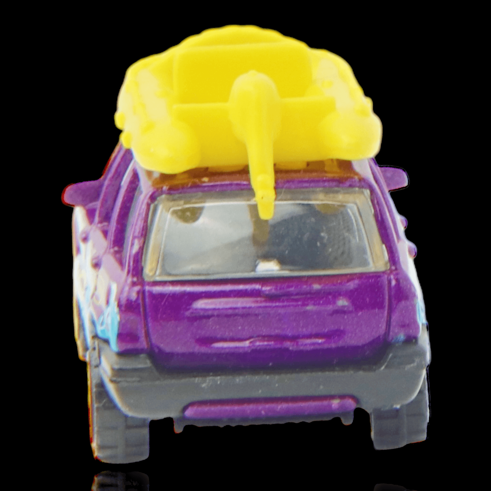 Matchbox 1999 JEEP GRAND CHEROKEE ~ 1:64 Purple Yellow Boat Surf Decals Diecast - Thumbnail 4