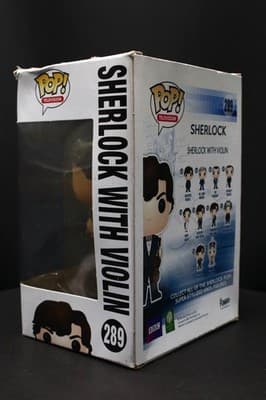 Funko POP TV Sherlock Holmes Violin #289 Figure *Damaged Box* - Thumbnail 8
