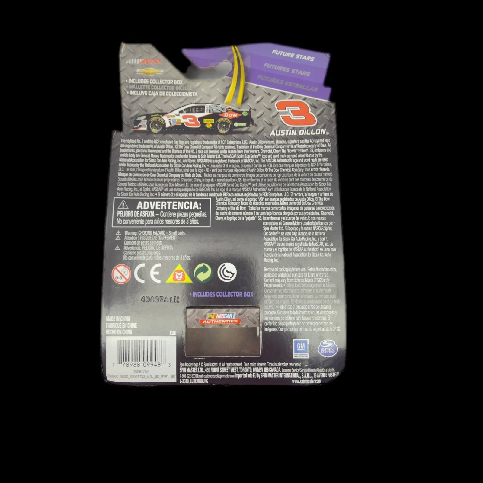 NASCAR Authentics "Future Stars" ~ 2014 Austin Dillon #3 Dow NASCAR Diecast 1:64 - Thumbnail 2