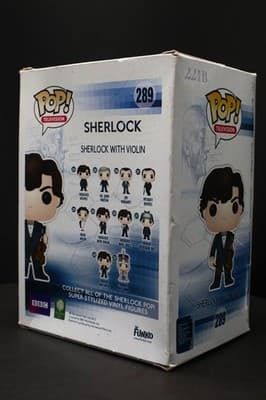 Funko POP TV Sherlock Holmes Violin #289 Figure *Damaged Box* - Thumbnail 5