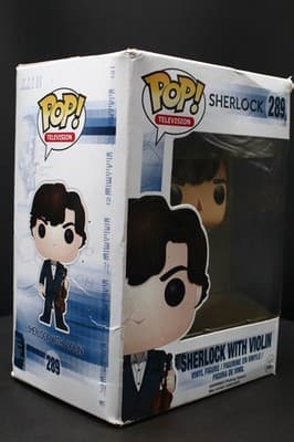Funko POP TV Sherlock Holmes Violin #289 Figure *Damaged Box* - Thumbnail 3