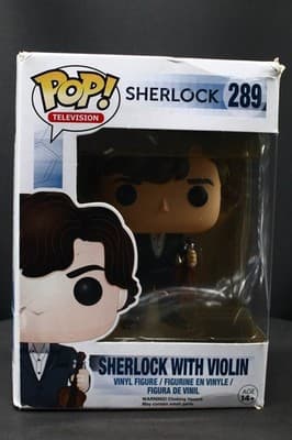 Funko POP TV Sherlock Holmes Violin #289 Figure *Damaged Box* - Thumbnail 2