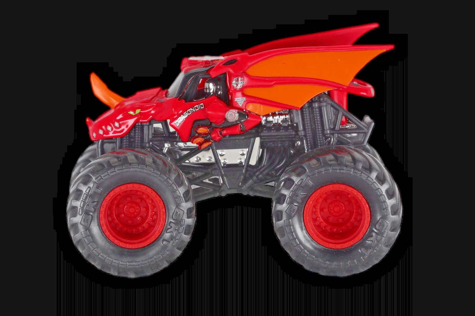 Spin Master Monster Jam Bakugan DRAGONOID ~ Red Truck ~ 1:64 ~ Diecast Toy - Thumbnail 2