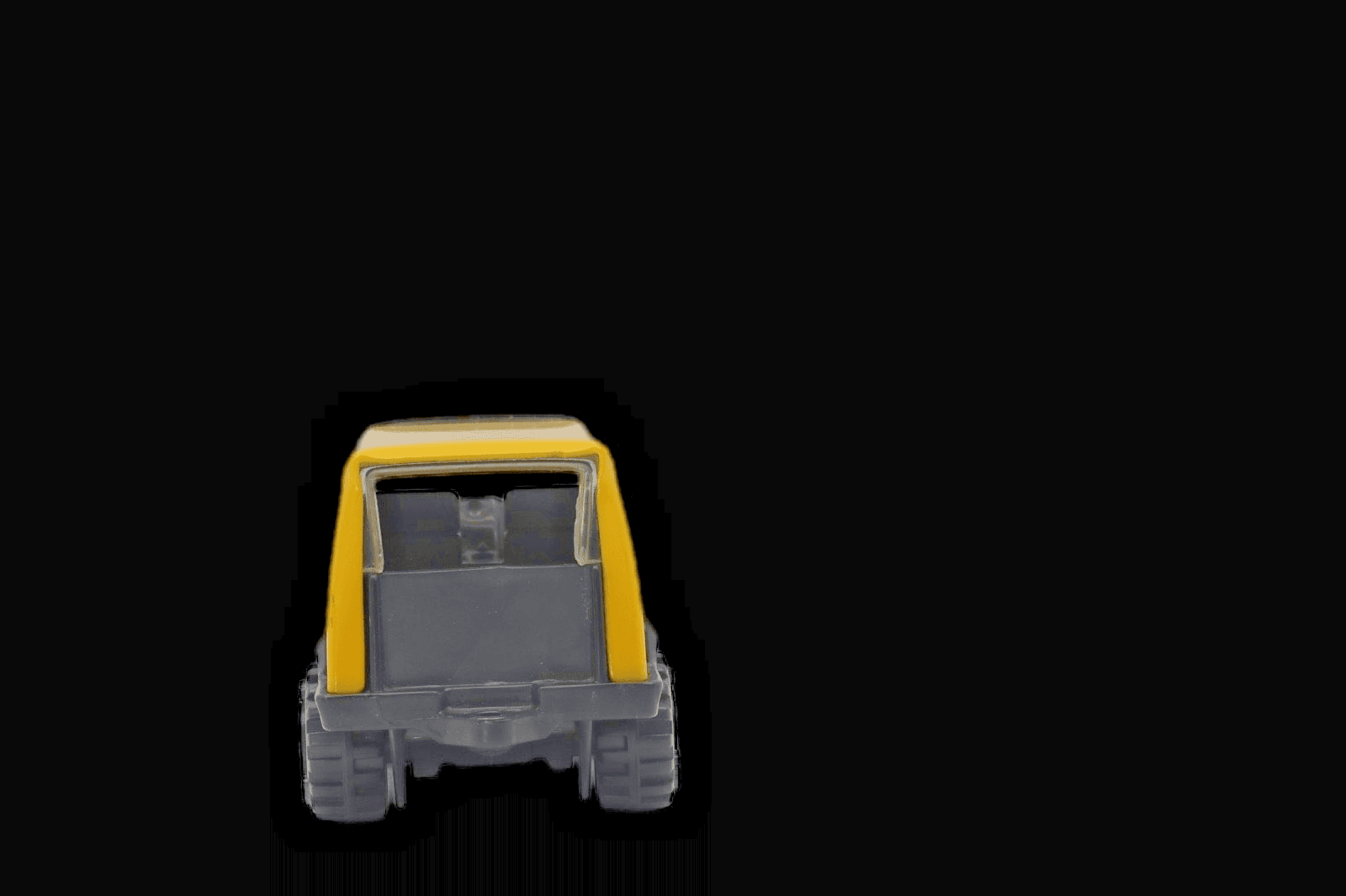 VINTAGE ~ 1978 TONKA MITES Jeep Van Bus ~ Yellow Diecast - Thumbnail 4