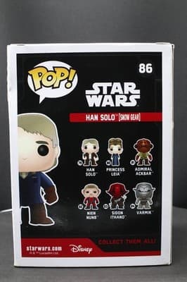 Funko Pop! Star Wars Han Solo Snow Gear 86 Loot Crate Bobble-Head *box damaged* - Thumbnail 5