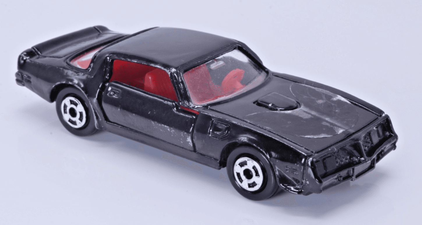 VINTAGE ~ Zee Toys ~ PONTIAC FIREBIRD TRANS AM ~ 1/64 Black Made in Hong Kong