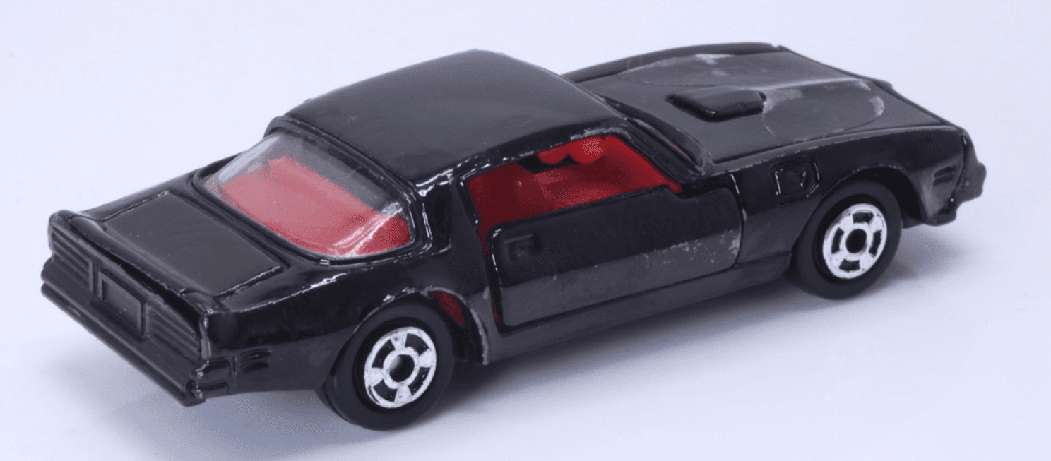 VINTAGE ~ Zee Toys ~ PONTIAC FIREBIRD TRANS AM ~ 1/64 Black Made in Hong Kong - Thumbnail 5