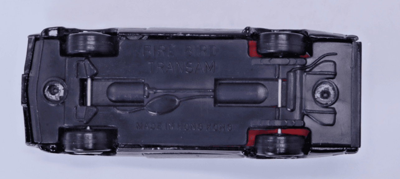 VINTAGE ~ Zee Toys ~ PONTIAC FIREBIRD TRANS AM ~ 1/64 Black Made in Hong Kong - Thumbnail 13