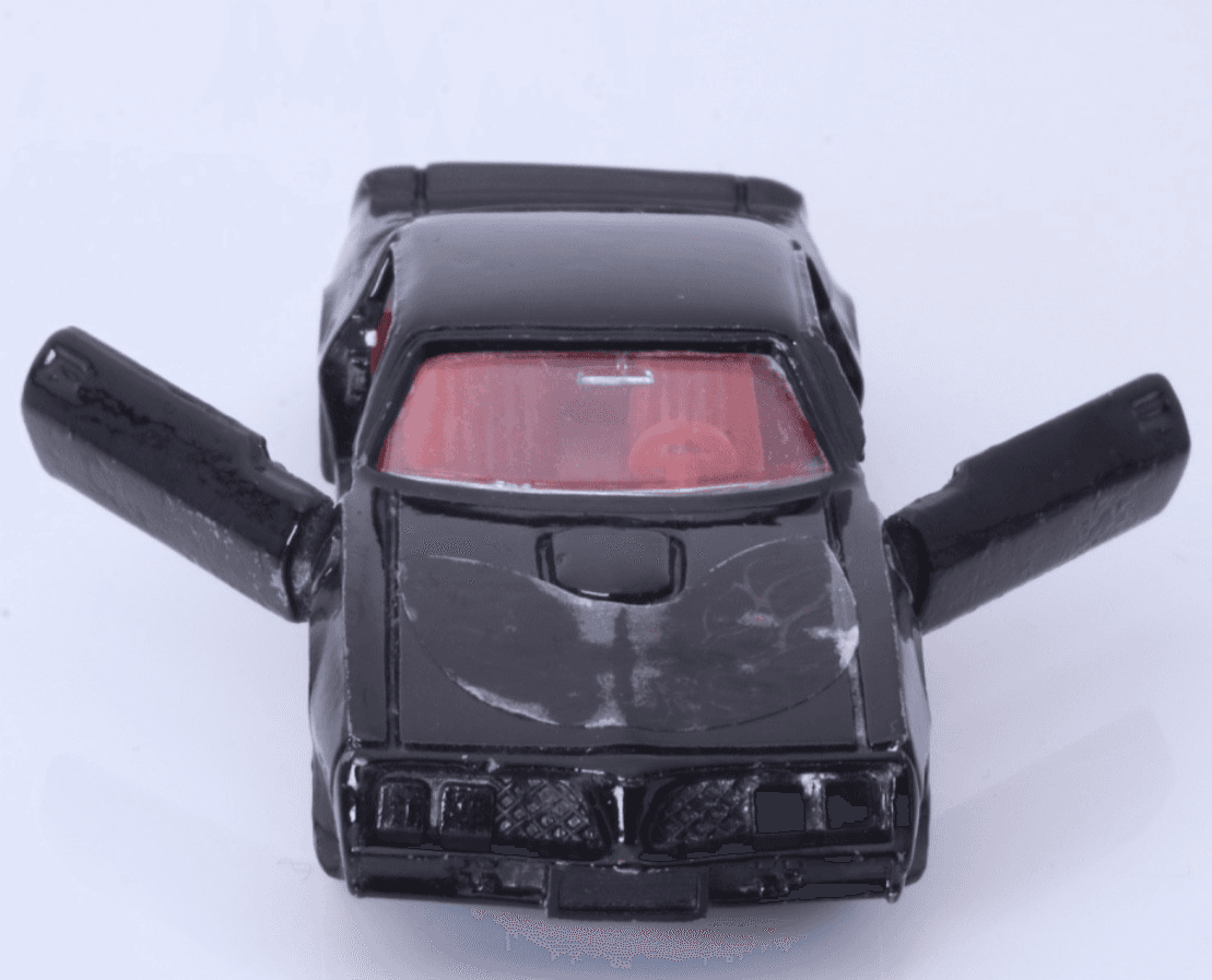 VINTAGE ~ Zee Toys ~ PONTIAC FIREBIRD TRANS AM ~ 1/64 Black Made in Hong Kong - Thumbnail 8