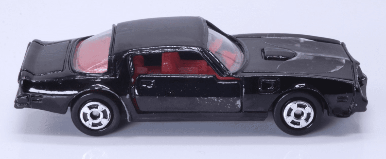 VINTAGE ~ Zee Toys ~ PONTIAC FIREBIRD TRANS AM ~ 1/64 Black Made in Hong Kong - Thumbnail 3