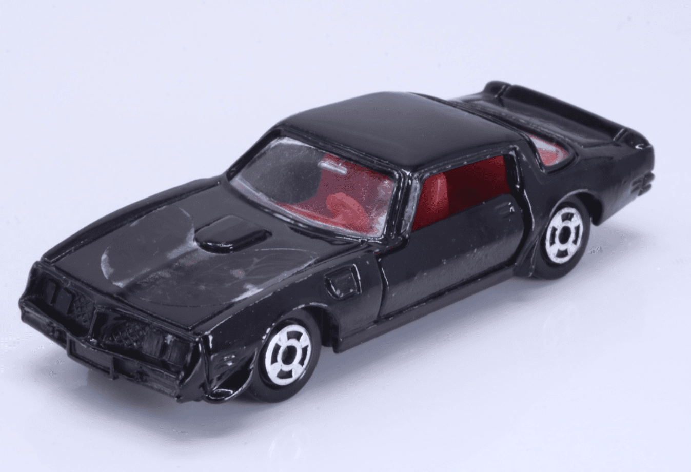 VINTAGE ~ Zee Toys ~ PONTIAC FIREBIRD TRANS AM ~ 1/64 Black Made in Hong Kong - Thumbnail 2