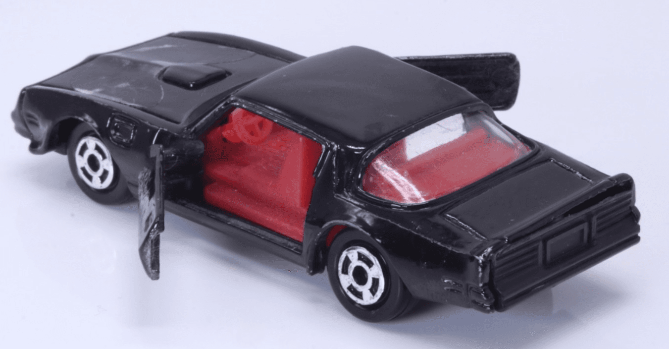 VINTAGE ~ Zee Toys ~ PONTIAC FIREBIRD TRANS AM ~ 1/64 Black Made in Hong Kong - Thumbnail 7