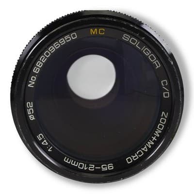 SOLIGOR MC C/D 95-210mm 1:4.5 Zoom+Macro Camera Lens Ø52 - Untested - No Returns