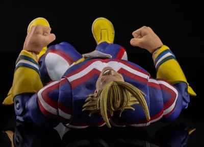 My Hero Academia All Might Figure 7" Manga Toy Blue Suit McFarlane 2019 Loose - Thumbnail 11