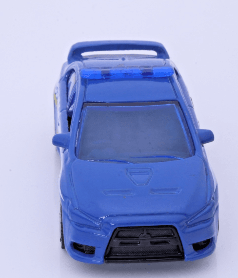 2012 Matchbox Highway Series ~ MITSUBISHI LANCER EVO X POLICE (80/120) Diecast - Thumbnail 8