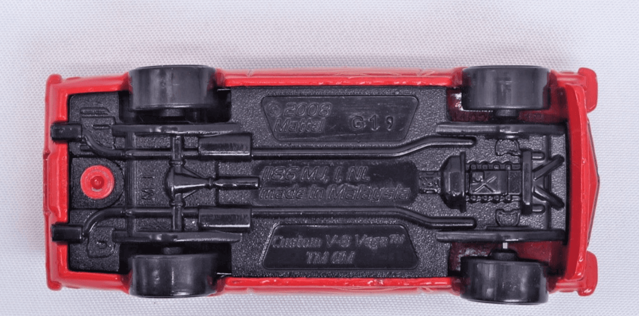Hot Wheels ~ 1972 CUSTOM V8 CHEVY VEGA~ Red Flames 1:64 Diecast - Thumbnail 10
