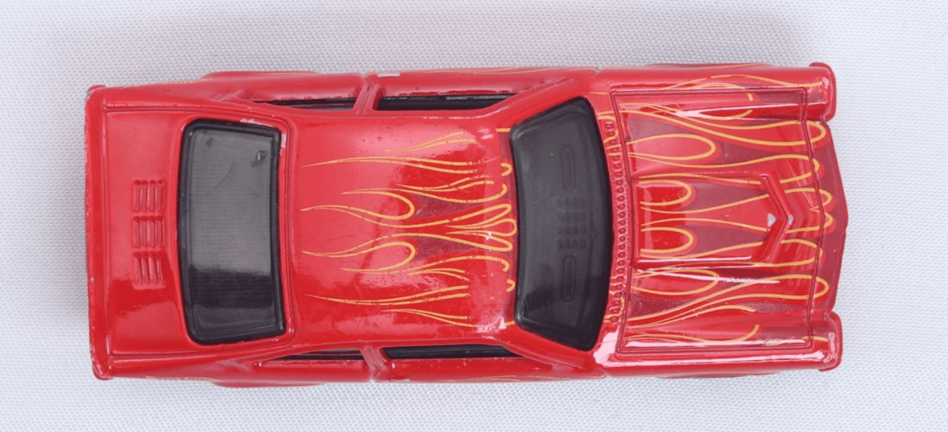 Hot Wheels ~ 1972 CUSTOM V8 CHEVY VEGA~ Red Flames 1:64 Diecast - Thumbnail 9