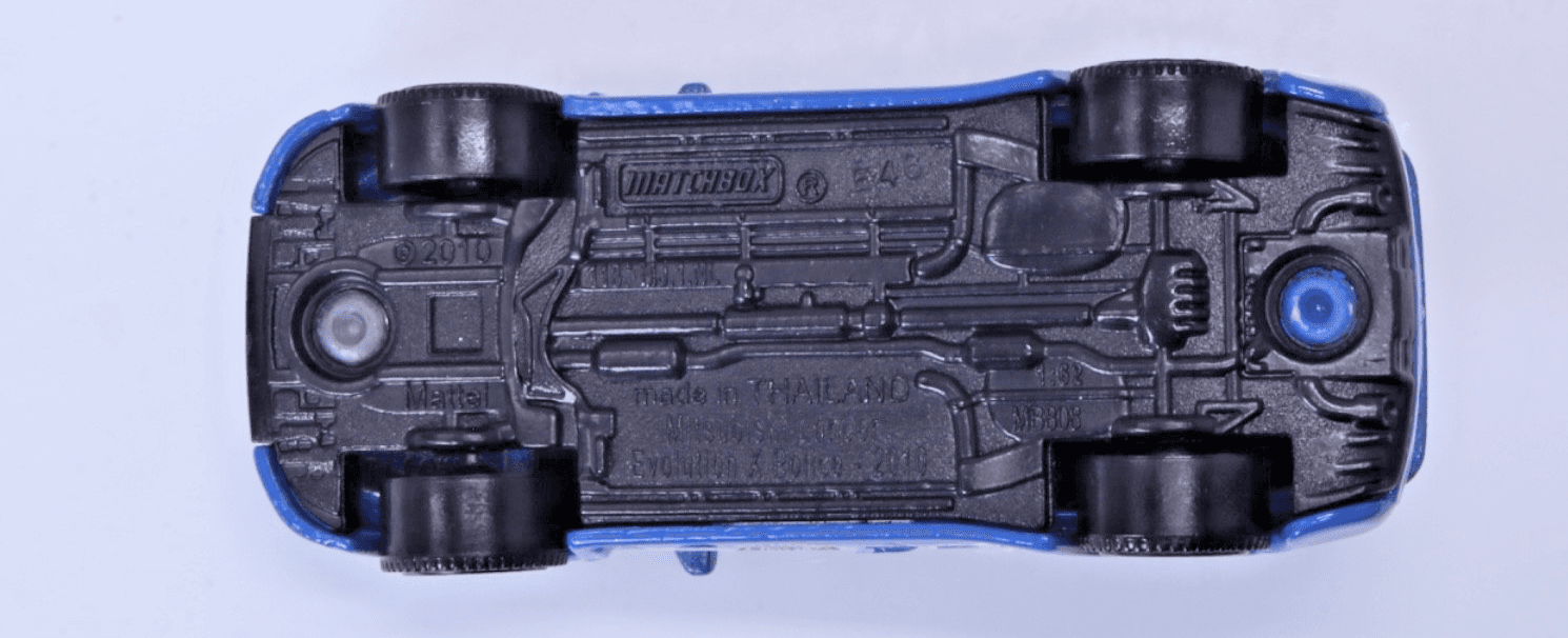 2012 Matchbox Highway Series ~ MITSUBISHI LANCER EVO X POLICE (80/120) Diecast - Thumbnail 10