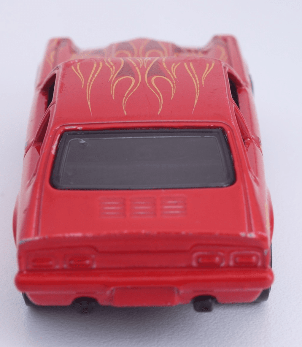 Hot Wheels ~ 1972 CUSTOM V8 CHEVY VEGA~ Red Flames 1:64 Diecast - Thumbnail 7