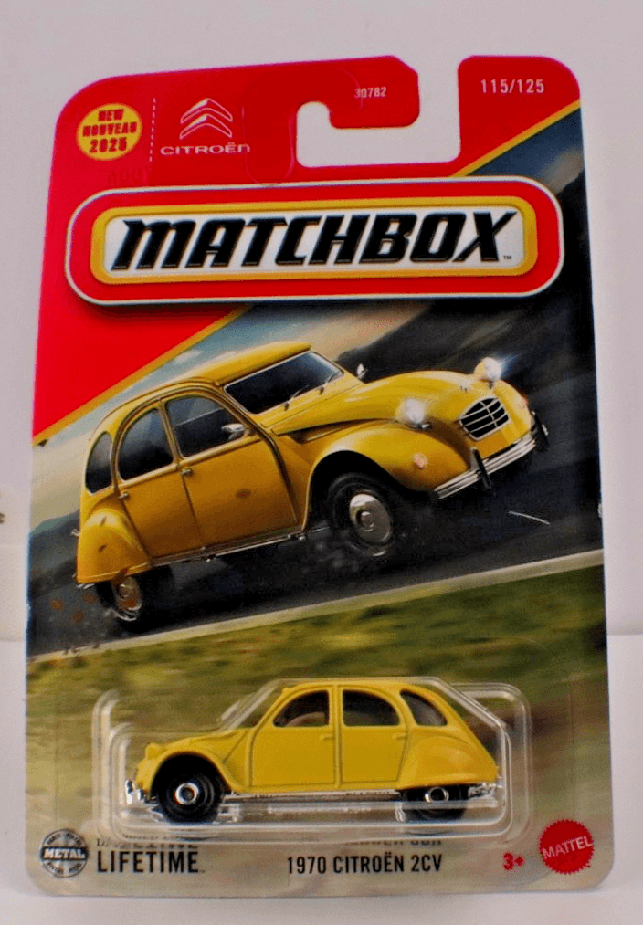 2025 Matchbox ~ 1970 CITROEN 2CV ~ MBX Road Trip 115/125 ~ 1:64