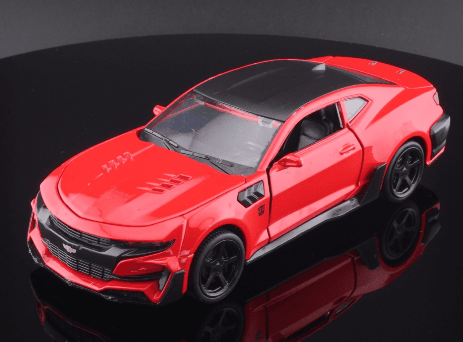 Mini Auto ~ CHEVROLET CAMARO ZL1 ~ Pull-Back Diecast 1:32 - Thumbnail 2