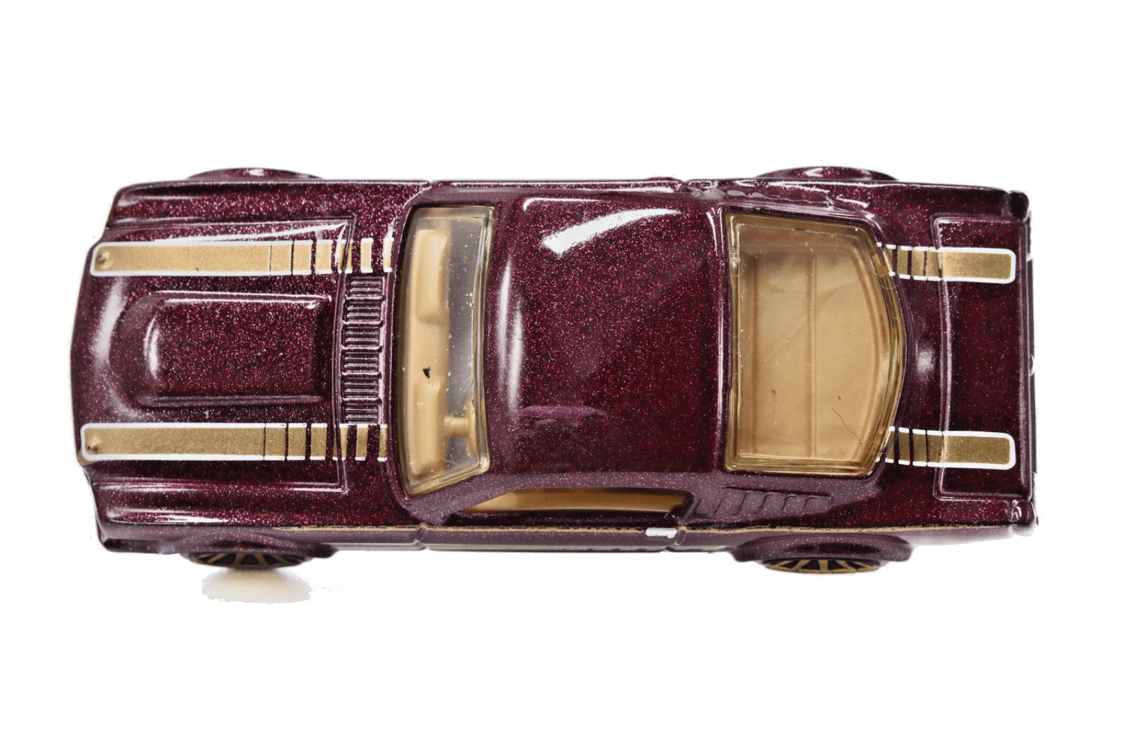 Hot Wheels ~ 1965 MUSTANG 2+2 FASTBACK ~ Burgundy Gold Rims 1/64 - Thumbnail 9