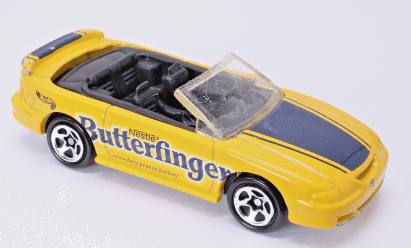 Hot Wheels - 1996 MUSTANG GT CONVERTIBLE ~ Collector# 744-Sugar Rush Series 4/4