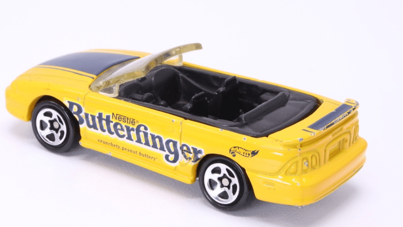 Hot Wheels - 1996 MUSTANG GT CONVERTIBLE ~ Collector# 744-Sugar Rush Series 4/4 - Thumbnail 6