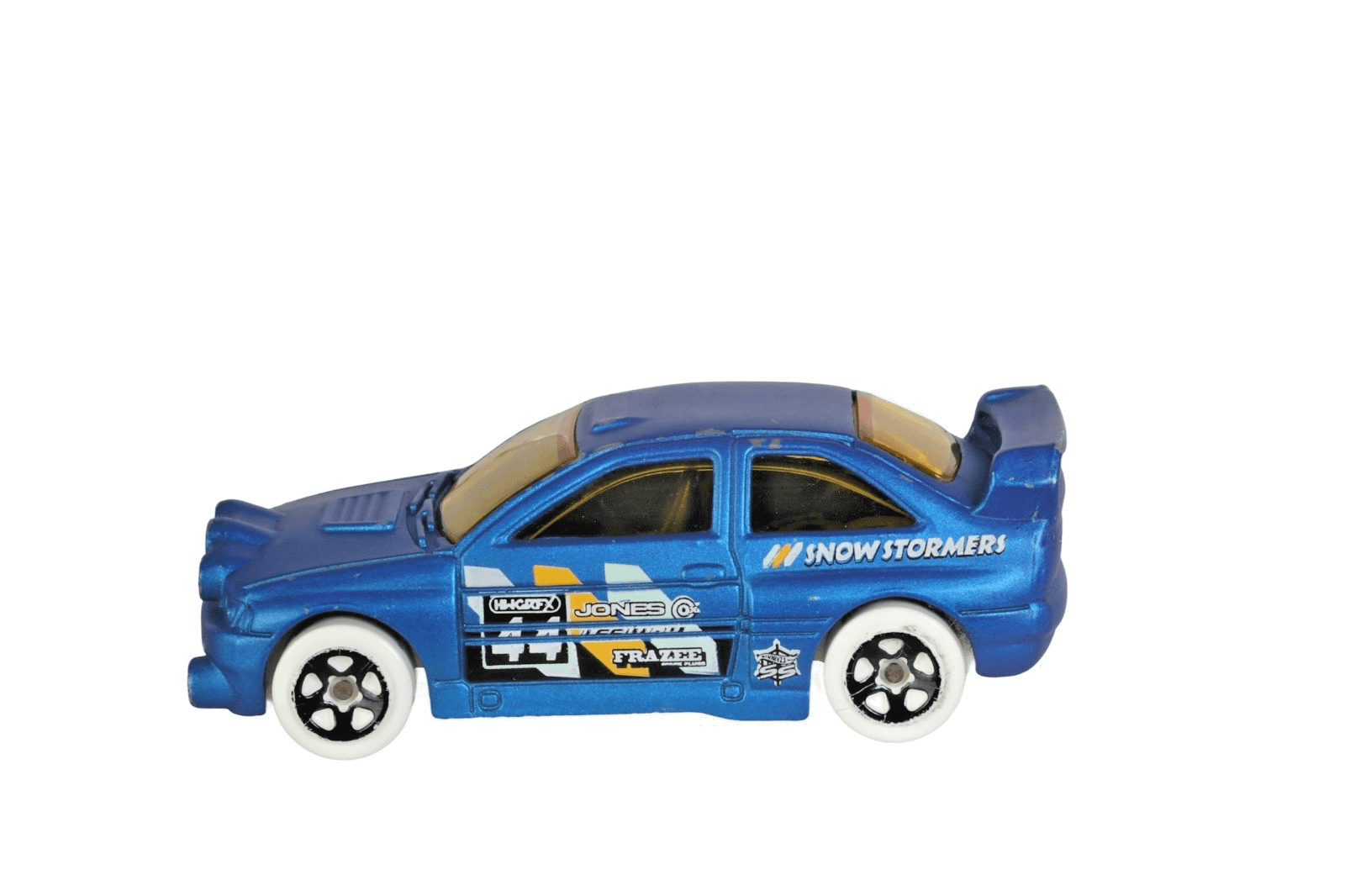 2017 Hot Wheels FORD ESCORT RALLY ~ Snow Stormers ~ Blue ~ Diecast 1/64 - Thumbnail 3