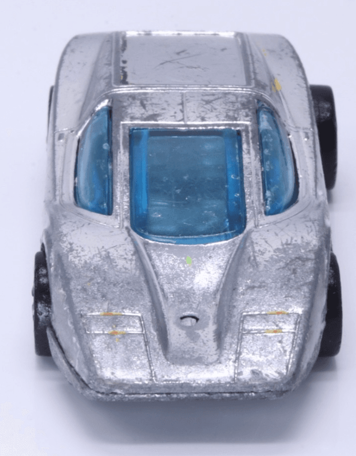 VINTAGE Hot Wheels Redline ~ 1974 LARGE CHARGE ~ Silver Blue Window HK - Thumbnail 8