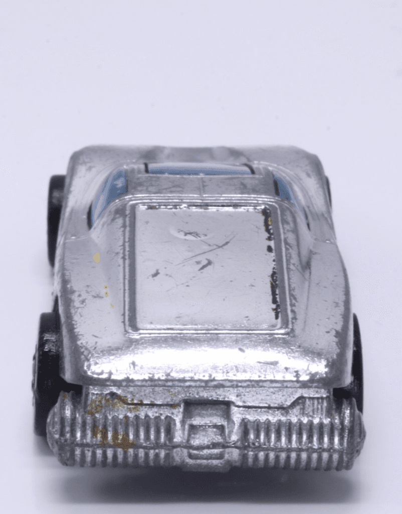 VINTAGE Hot Wheels Redline ~ 1974 LARGE CHARGE ~ Silver Blue Window HK - Thumbnail 7