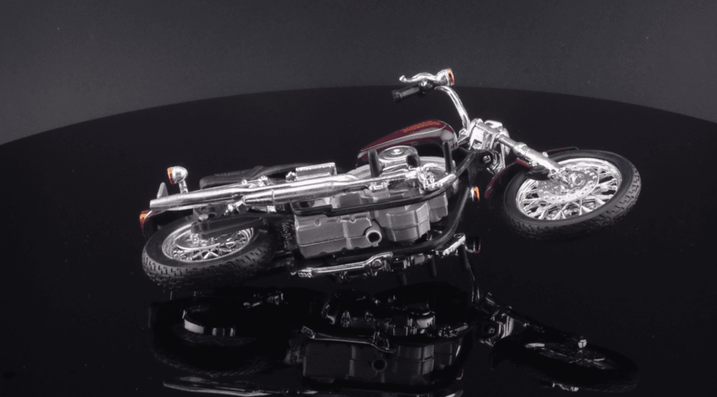 Maisto ~ HARLEY-DAVIDSON 1997 FXDL DYNA LOW RIDER ~ 1/18 Purple Diecast - Thumbnail 6