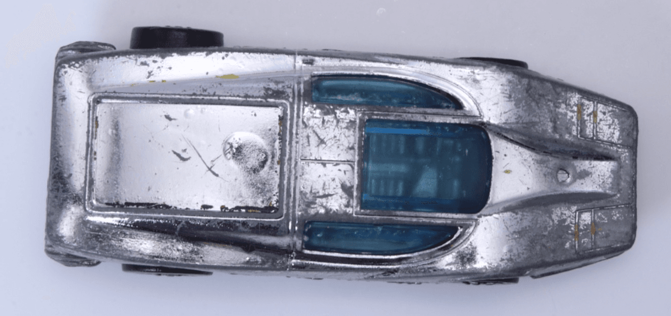 VINTAGE Hot Wheels Redline ~ 1974 LARGE CHARGE ~ Silver Blue Window HK - Thumbnail 9