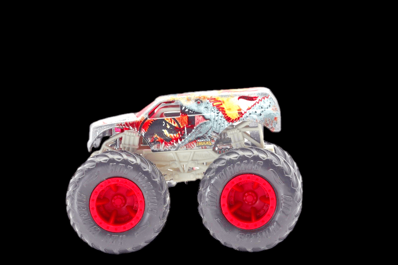 Hot Wheels 2022 Monster Trucks ~ Jurassic World T-Rex ~ 1:64 - Thumbnail 5